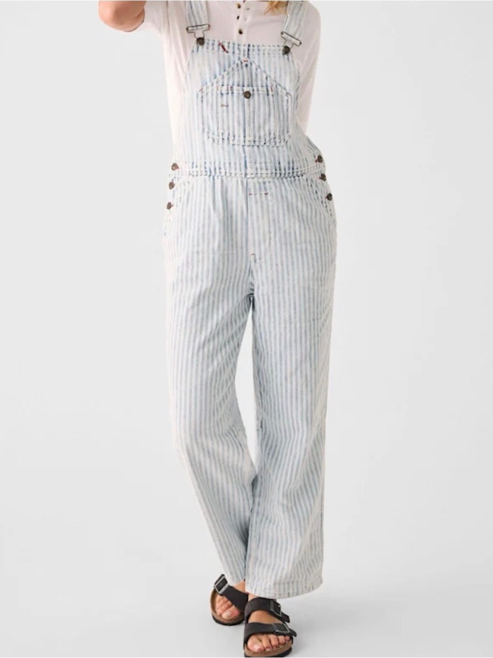 Faherty Topsail Railroad Striped Overall